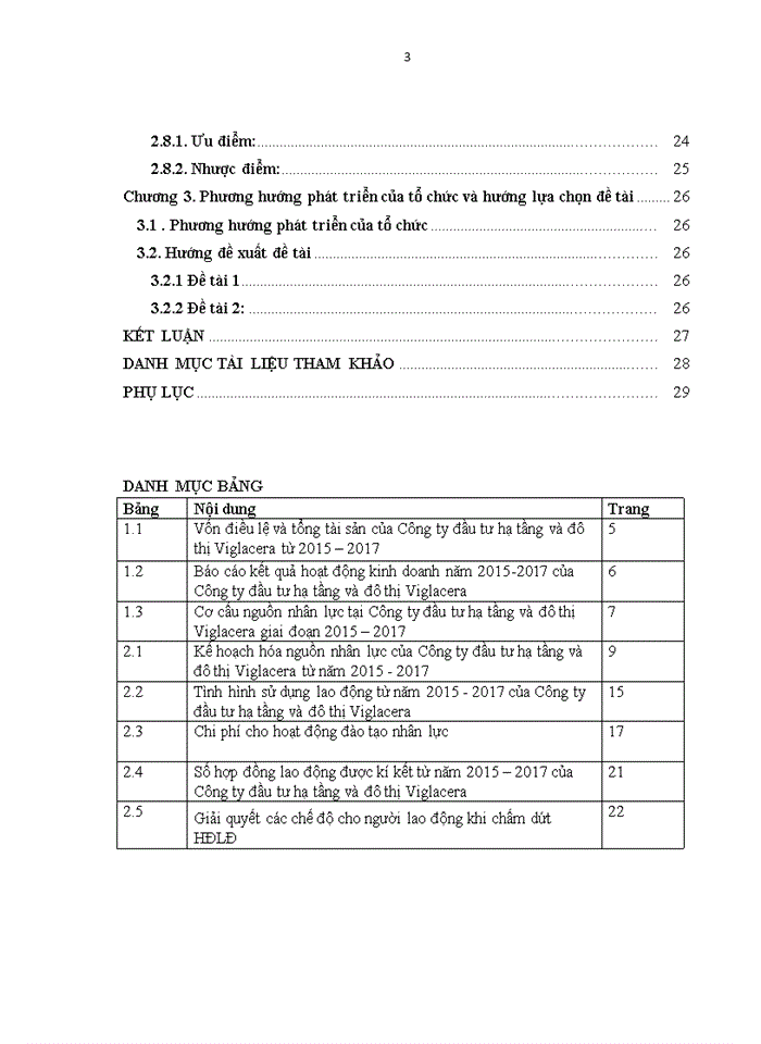 image for page Các hoạt động quản trị nhân lực tại Công ty đầu tư hạ tầng và đô thị Viglacer