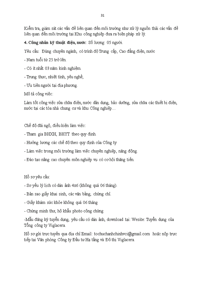 image for page Các hoạt động quản trị nhân lực tại Công ty đầu tư hạ tầng và đô thị Viglacer
