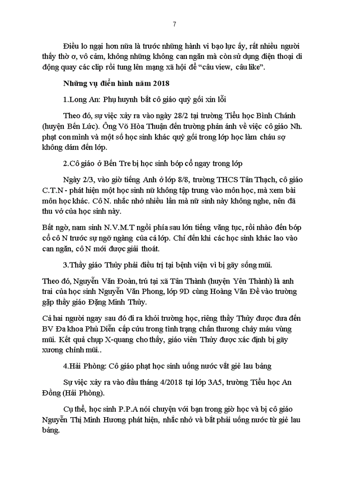 image for page Nguyên nhân,hậu quả  tình trạng bạo lực học đường