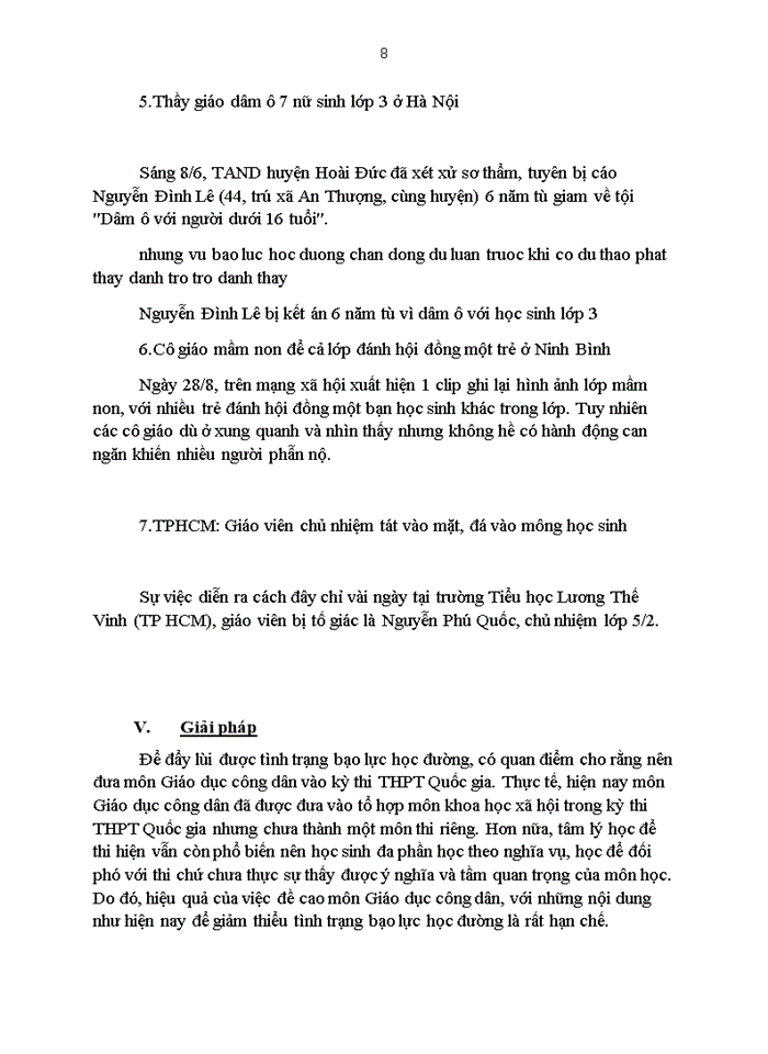 image for page Nguyên nhân,hậu quả  tình trạng bạo lực học đường