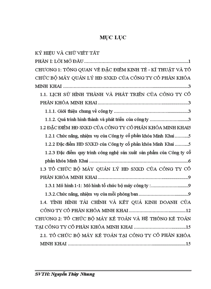 image for page Đánh giá về tình hình tổ chức hạch toán kế toán tại Công ty cổ phần khóa Minh Khai