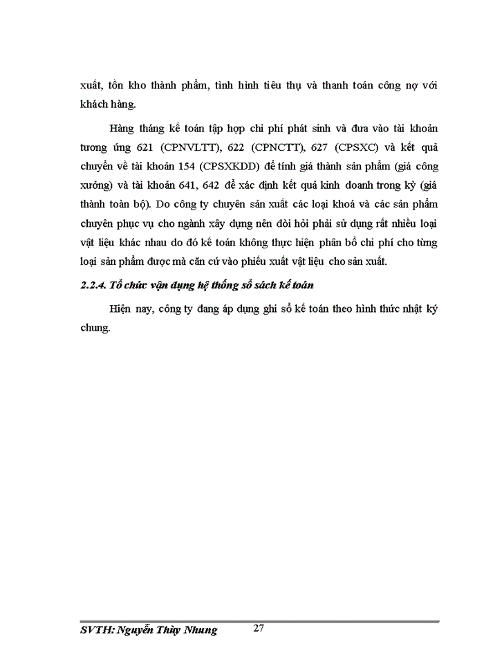 image for page Đánh giá về tình hình tổ chức hạch toán kế toán tại Công ty cổ phần khóa Minh Khai