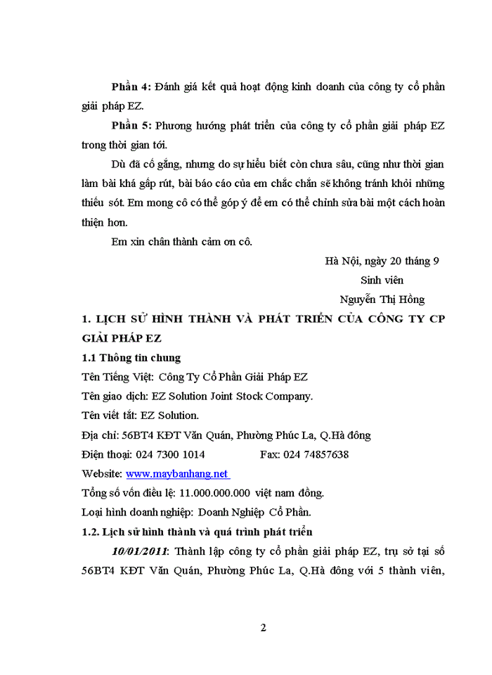 image for page Phương hướng phát triển của công ty cổ phần giải pháp EZ trong thời gian tới.