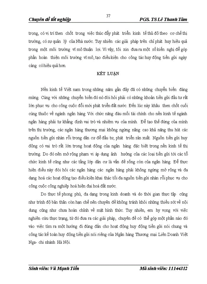 image for page Một số giải pháp tăng cường huy động tiền gửi tại Ngân hàng Thương mại Liên doanh Việt Nga– Chi nhánh Hà Nội