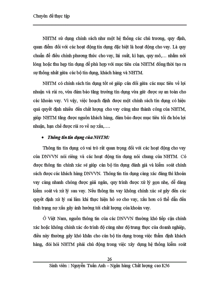 image for page Nâng cao chất lượng cho vay đối với doanh nghiệp vừa và nhỏ tại Ngân hàng TMCP Đầu Tư và Phát Triển Việt Nam-Chi nhánh Hai Bà Trưng