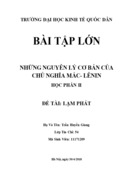 Những nguyên lý cơ bản của chủ nghĩa mác- lênin