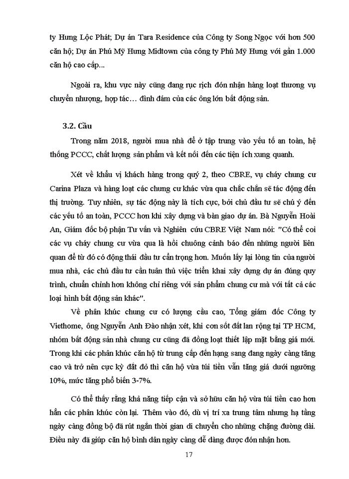 image for page Phân tích cung cầu của thị trường căn hộ chung cư thành phố Hồ Chí Minh quý 4 năm 2017 và tổng kết cả năm