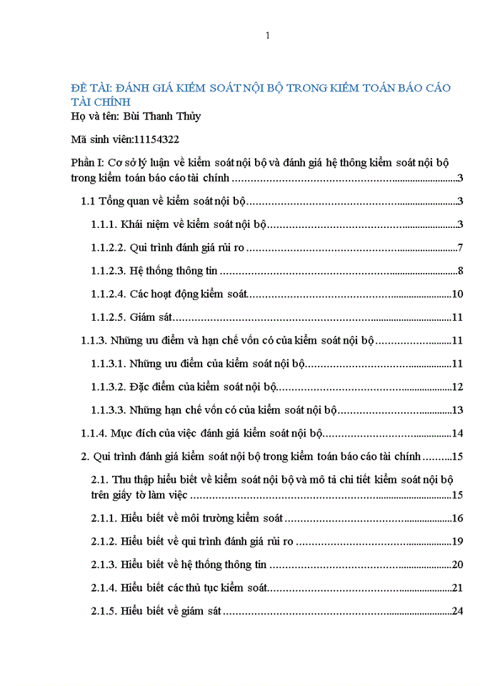 image for page Đánh giá kiểm soát nội bộ trong kiểm toán báo cáo tài chính