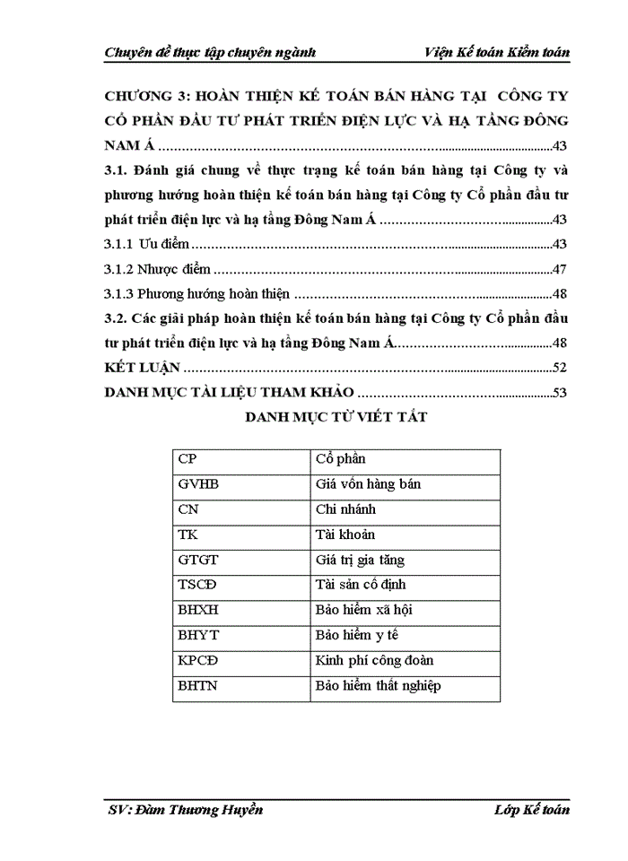 image for page Hoàn thiện kế toán bán hàng tại Công ty Cổ phần đầu tư phát triển điện lực và hạ tầng Đông Nam Á