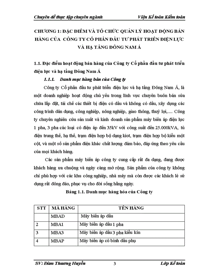 image for page Hoàn thiện kế toán bán hàng tại Công ty Cổ phần đầu tư phát triển điện lực và hạ tầng Đông Nam Á