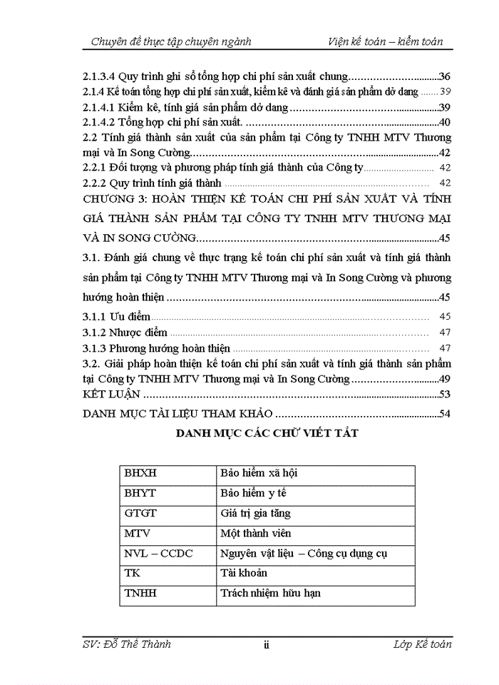image for page Hoàn thiện kế toán chi phí sản xuất và tính giá thành sản phẩm tại Công ty TNHH MTV Thương mại và In Song Cường