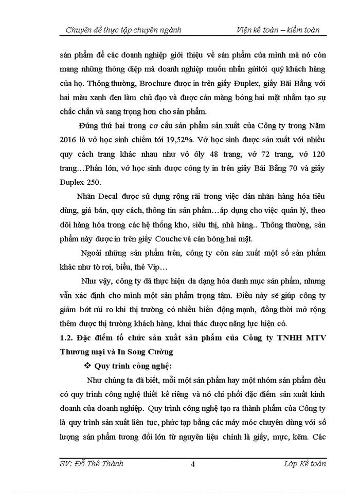 image for page Hoàn thiện kế toán chi phí sản xuất và tính giá thành sản phẩm tại Công ty TNHH MTV Thương mại và In Song Cường