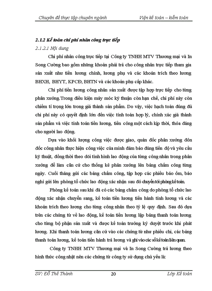 image for page Hoàn thiện kế toán chi phí sản xuất và tính giá thành sản phẩm tại Công ty TNHH MTV Thương mại và In Song Cường