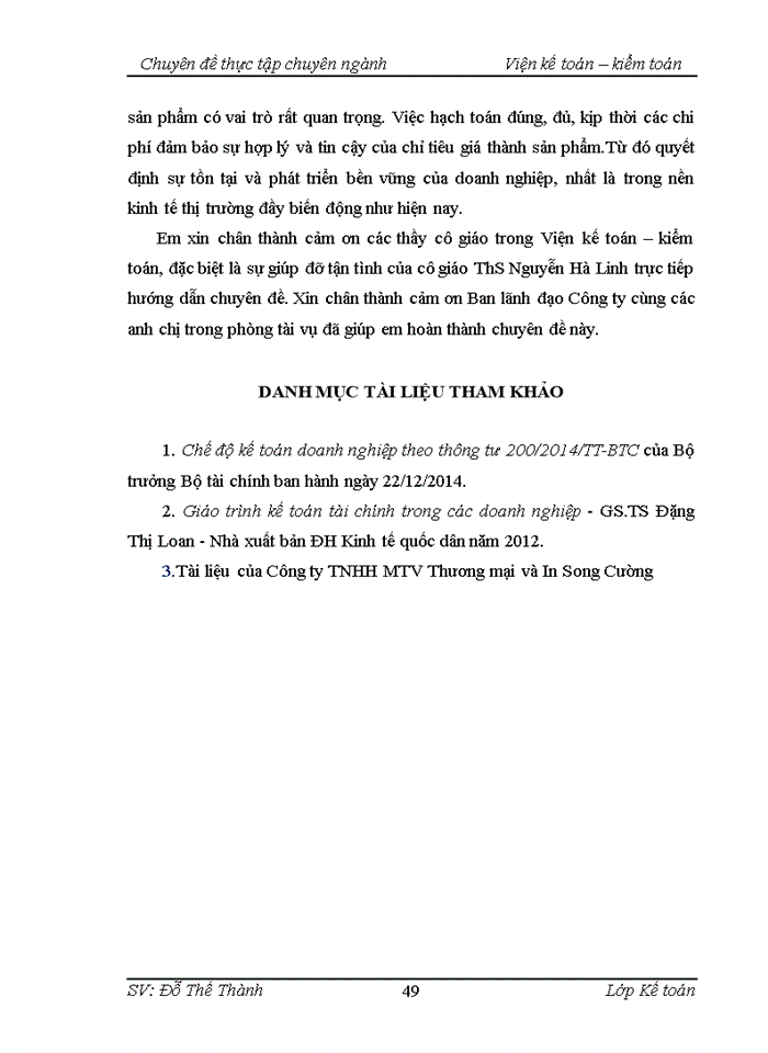 image for page Hoàn thiện kế toán chi phí sản xuất và tính giá thành sản phẩm tại Công ty TNHH MTV Thương mại và In Song Cường