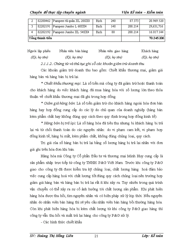 image for page Hoàn thiện  kế toán bán hàng tại Công ty Cổ phần Đầu tư và thương mại Minh Huy