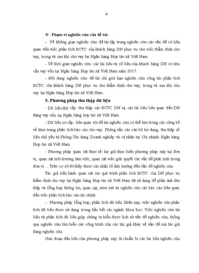 image for page Hoàn thiện phân tích báo cáo tài chính doanh nghiệp phục vụ hoạt động cho vay tại Ngân hàng Hợp tác xã Việt Nam