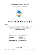 Mở rộng cho vay tiêu dùng tại Ngân hàng Nông nghiệp và Phát triển nông thôn Việt Nam chi nhánh Tây Đô