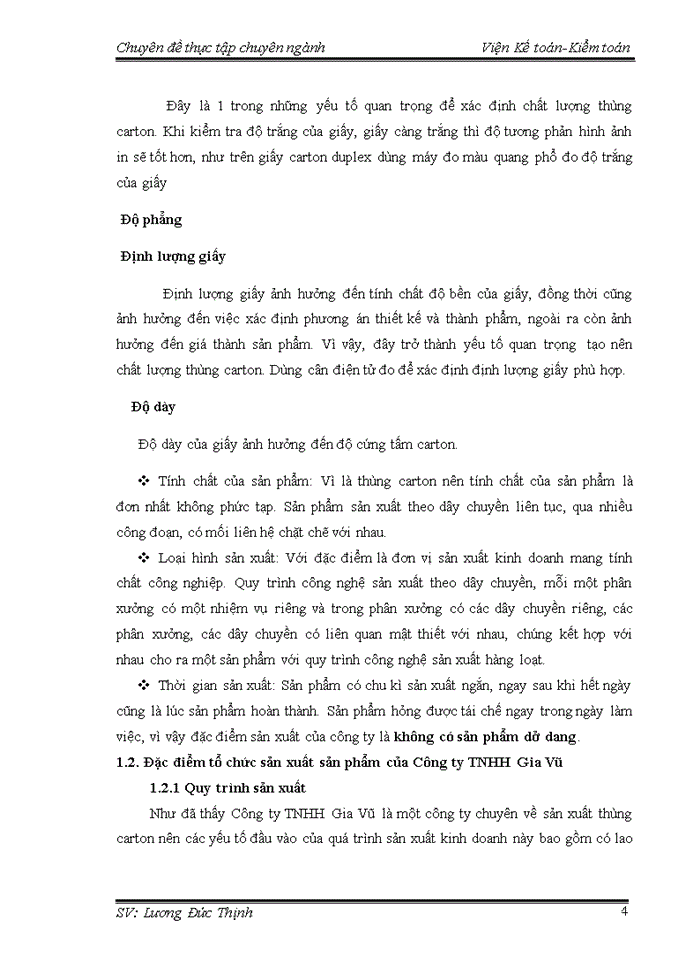image for page Hoàn thiện kế toán chi phí sản xuất và tính giá thành sản phẩm tại Công Ty TNHH Gia Vũ