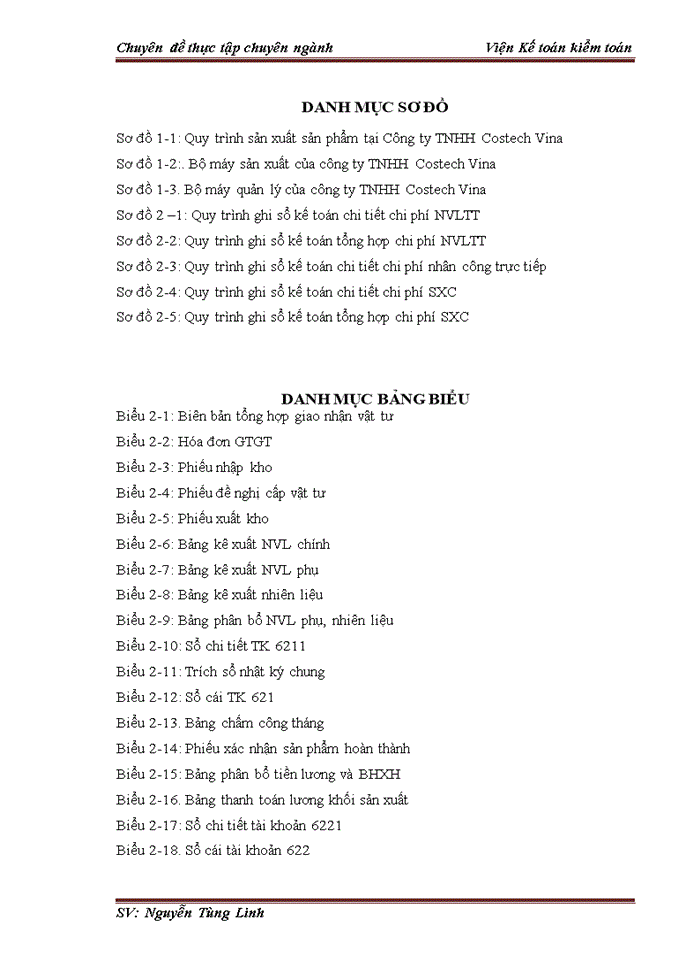 image for page Hoàn thiện kế toán chi phí sản xuất và tính giá thành sản phẩm tại Công ty TNHH Costech Vina