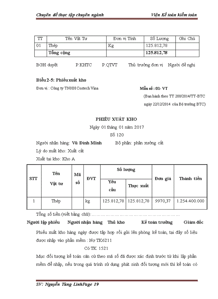 image for page Hoàn thiện kế toán chi phí sản xuất và tính giá thành sản phẩm tại Công ty TNHH Costech Vina