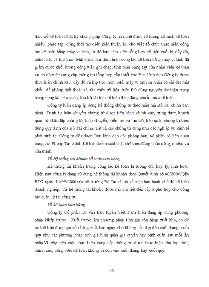 image for page Hoàn thiện kế toán bán hàng tại Công ty Cổ phần Tư vấn trực tuyến Việt Nam