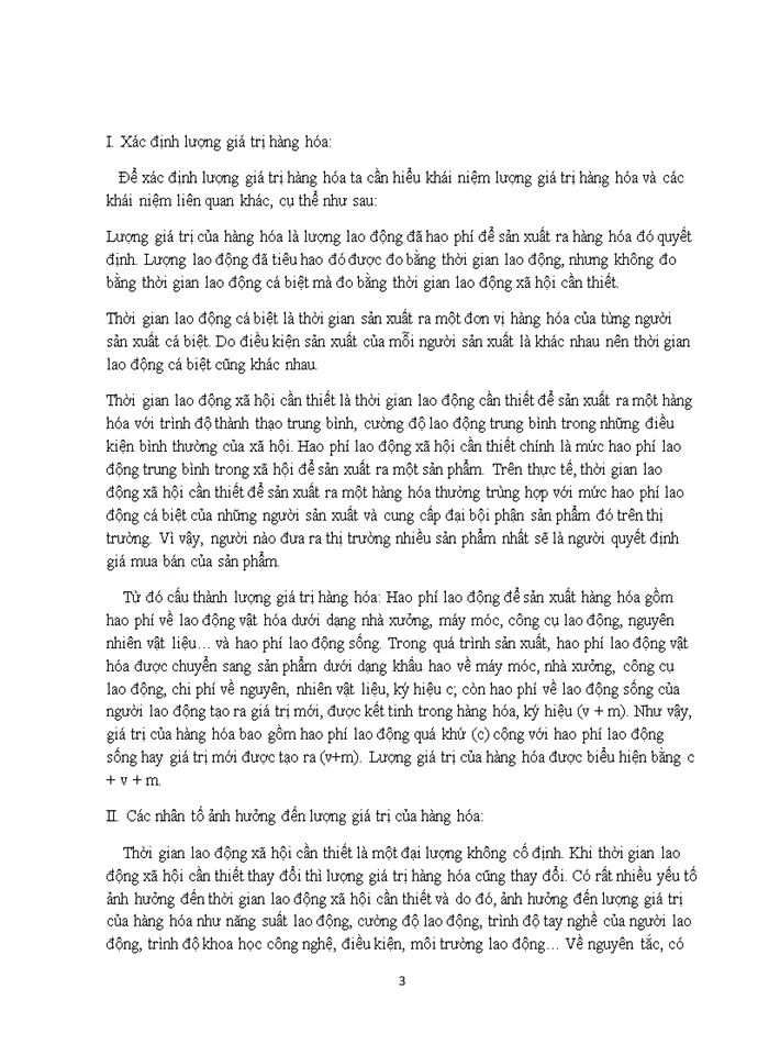 image for page Phân tích các nhân tố ảnh hưởng đến lượng giá trị của hàng hóa