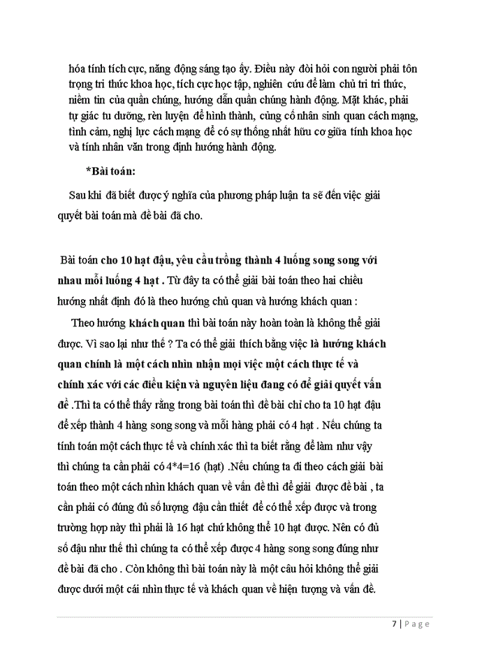 image for page Phân tích mối quan hệ giữa vật chất và ý thức