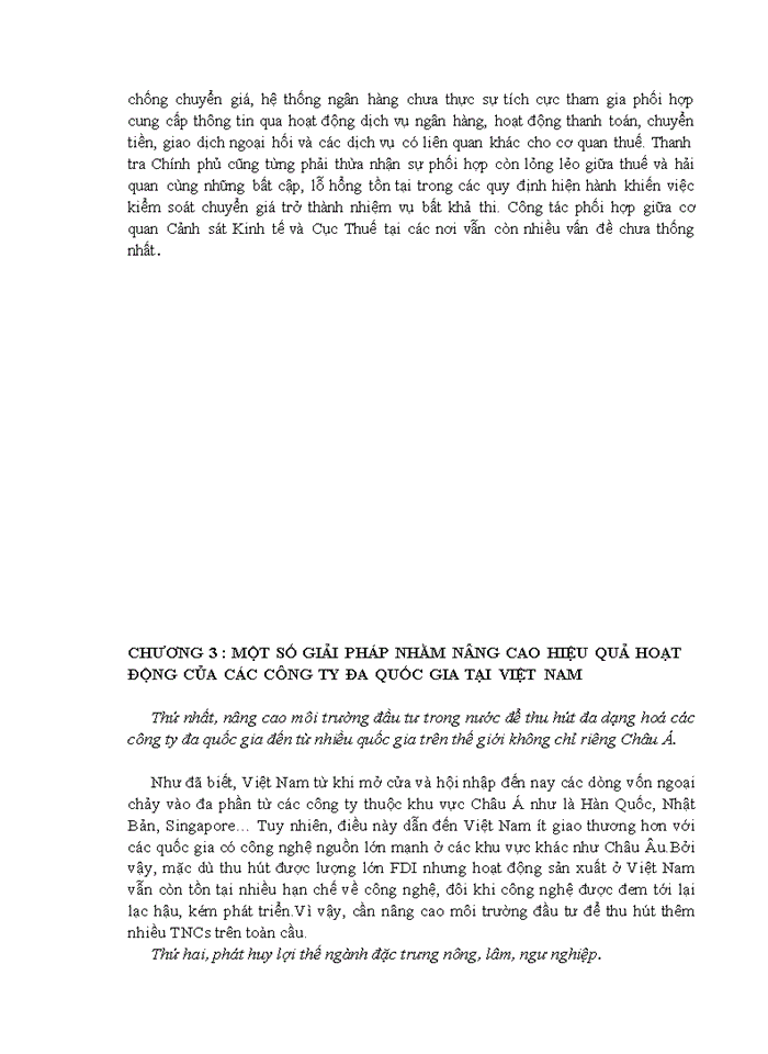 image for page Thực trạng và giải pháp thu hút, quản lý nguồn vốn đầu tư của các công ty đa quốc gia tại việt nam