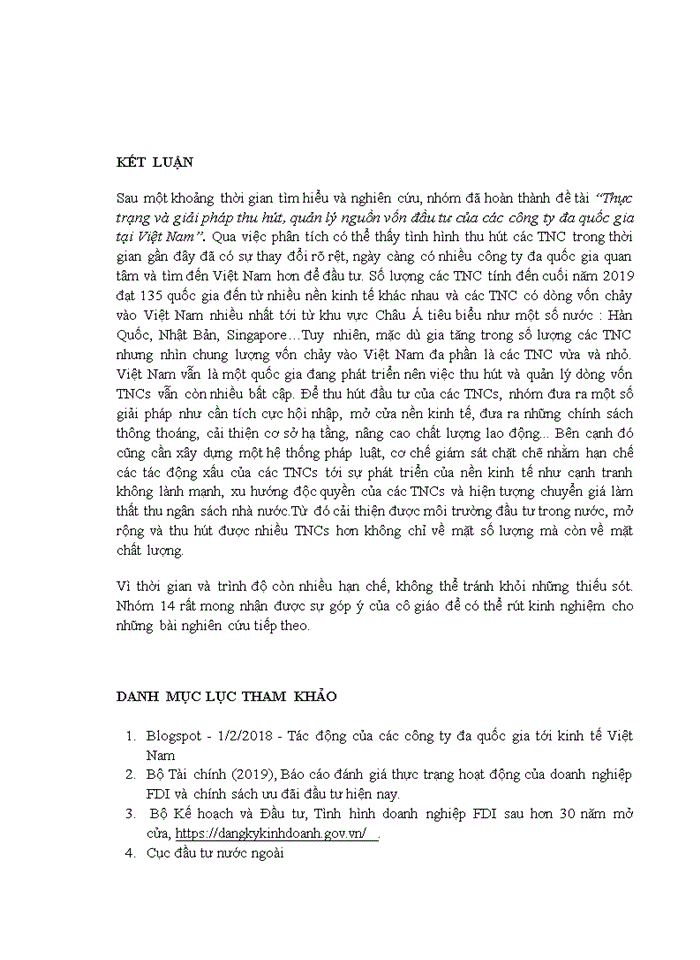 image for page Thực trạng và giải pháp thu hút, quản lý nguồn vốn đầu tư của các công ty đa quốc gia tại việt nam
