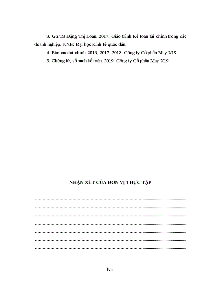 image for page Hoàn thiện kế toán nguyên vật liệu tại công ty cổ phần may x19