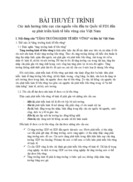Các ảnh hưởng tiêu cực của nguồn vốn đầu tư Quốc tế FDI đến sự phát triển kinh tế bền vững của Việt Nam