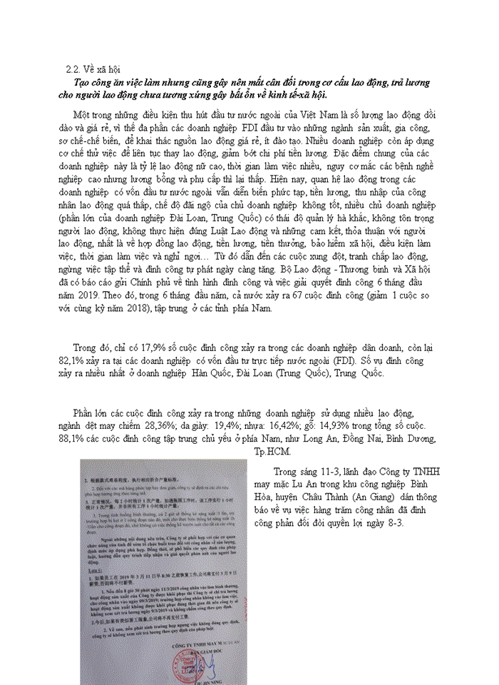 image for page Các ảnh hưởng tiêu cực của nguồn vốn đầu tư Quốc tế FDI đến sự phát triển kinh tế bền vững của Việt Nam