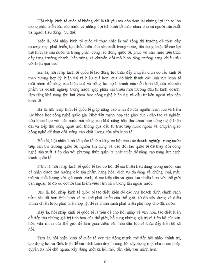 image for page Hội nhập kinh tế quốc tế và vấn đề nâng cao sức cạnh tranh của nền kinh tế Việt Nam