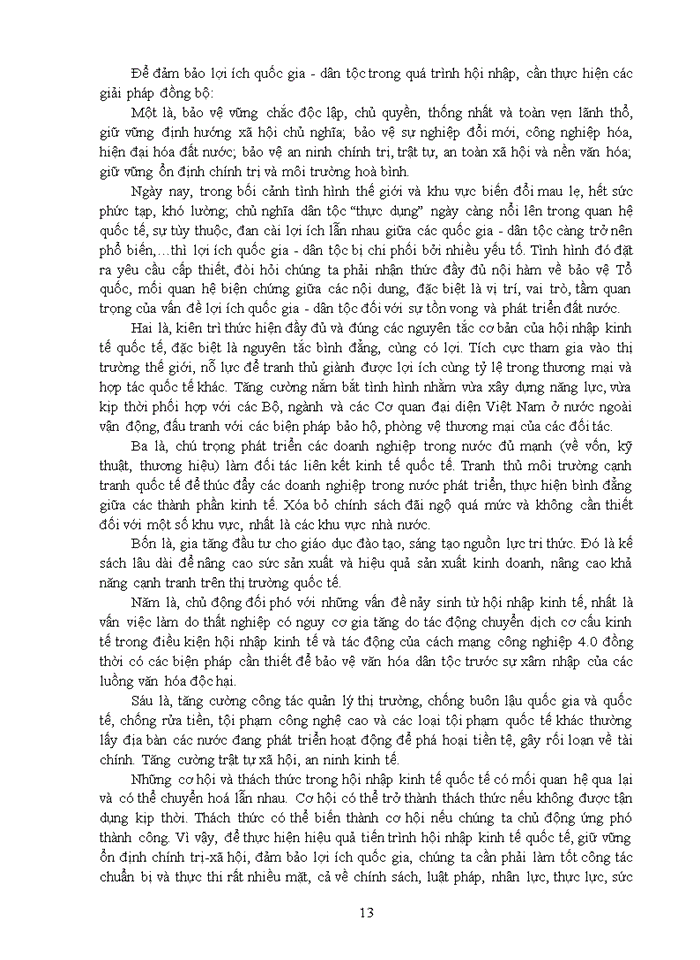 image for page Hội nhập kinh tế quốc tế và vấn đề nâng cao sức cạnh tranh của nền kinh tế Việt Nam
