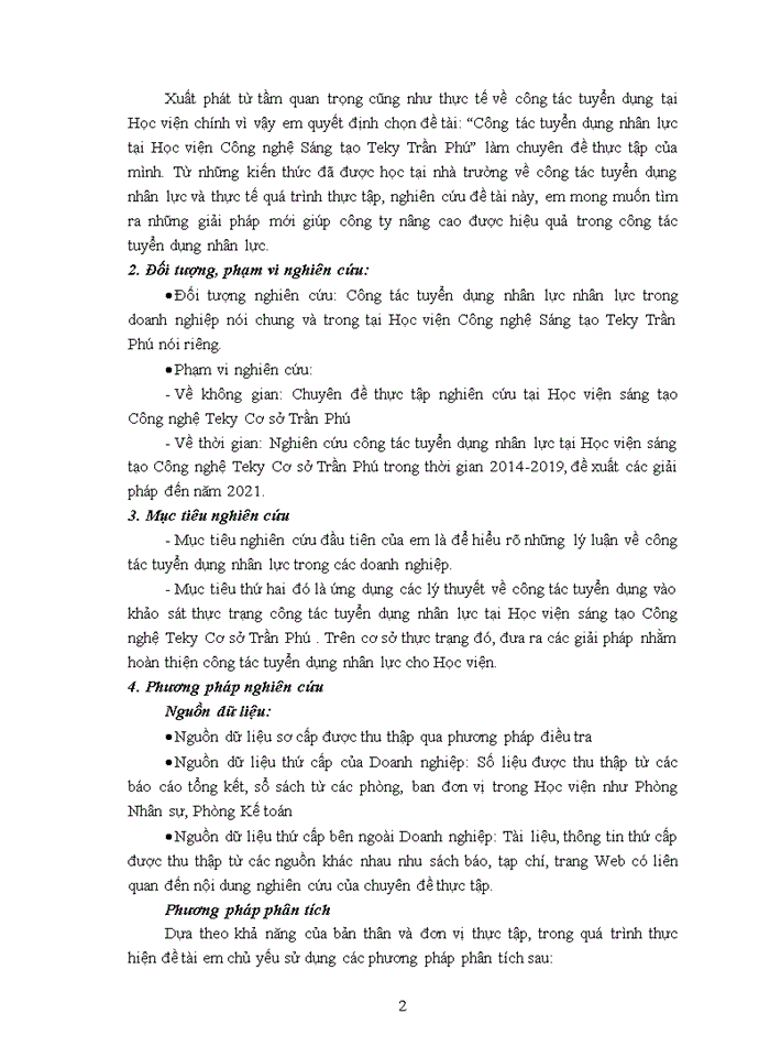 image for page Công tác tuyển dụng nhân lực tại Học viện Công nghệ Sáng tạo Teky Trần Phú