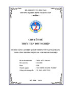 Nâng cao hiệu quả huy động vốn tại Ngân hàng Thương mại Cổ phần Công thương Việt Nam- Chi nhánh Tam Điệp