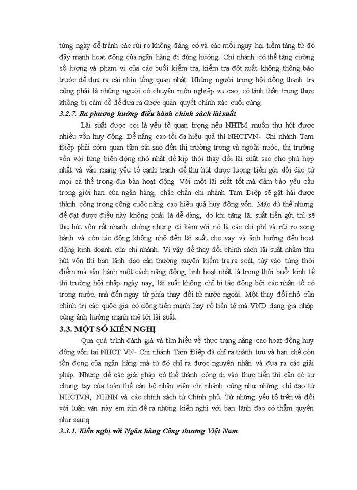 image for page Nâng cao hiệu quả huy động vốn tại Ngân hàng Thương mại Cổ phần Công thương Việt Nam- Chi nhánh Tam Điệp