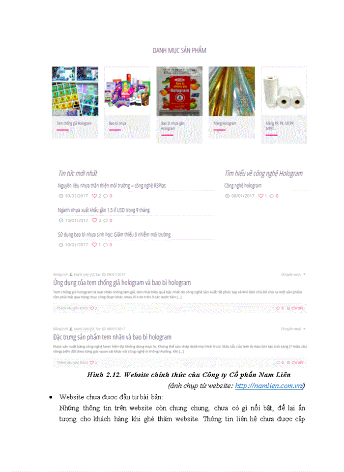 image for page Hoạt động kinh doanh của công ty cổ phần nam liên trong những năm gần đây