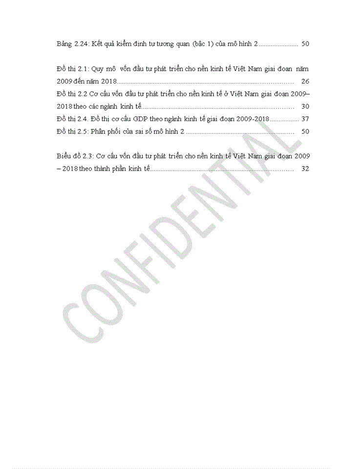 image for page Nghiên cứu thống kê tác động của vốn đầu tư đến chuyển dịch cơ cấu kinh tế Việt Nam giai đoạn 2009-2018.