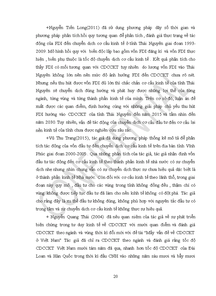 image for page Nghiên cứu thống kê tác động của vốn đầu tư đến chuyển dịch cơ cấu kinh tế Việt Nam giai đoạn 2009-2018.