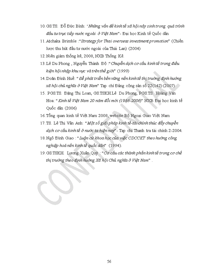 image for page Nghiên cứu thống kê tác động của vốn đầu tư đến chuyển dịch cơ cấu kinh tế Việt Nam giai đoạn 2009-2018.