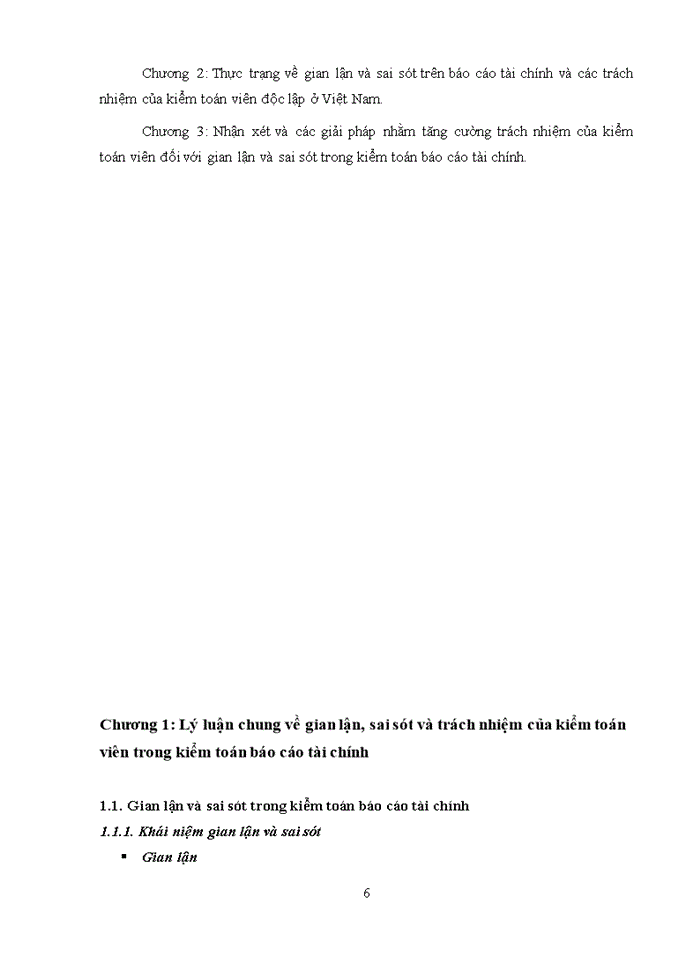 image for page Gian lận và sai sót với trách nhiệm của kiểm toán viên trong kiểm toán báo cáo tài chính
