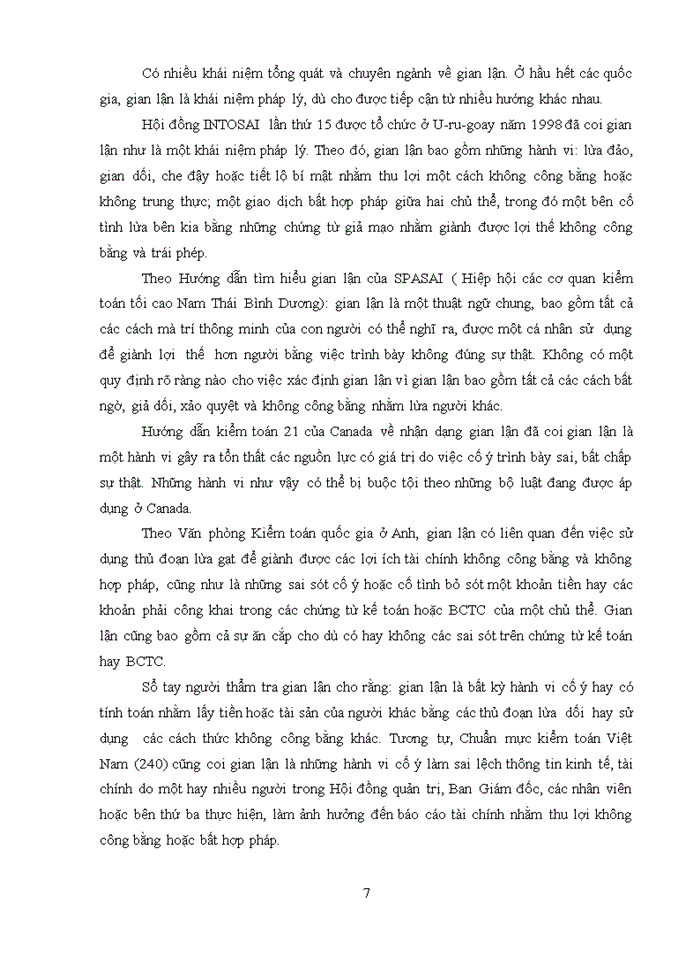 image for page Gian lận và sai sót với trách nhiệm của kiểm toán viên trong kiểm toán báo cáo tài chính
