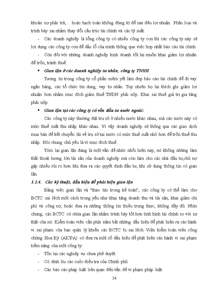 image for page Gian lận và sai sót với trách nhiệm của kiểm toán viên trong kiểm toán báo cáo tài chính