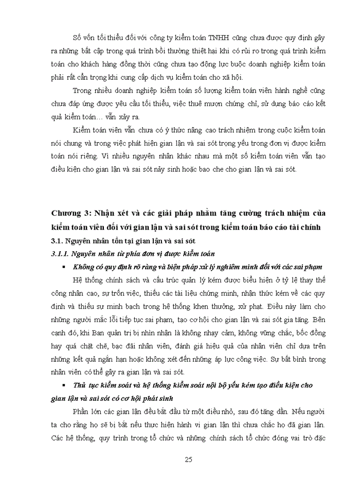 image for page Gian lận và sai sót với trách nhiệm của kiểm toán viên trong kiểm toán báo cáo tài chính