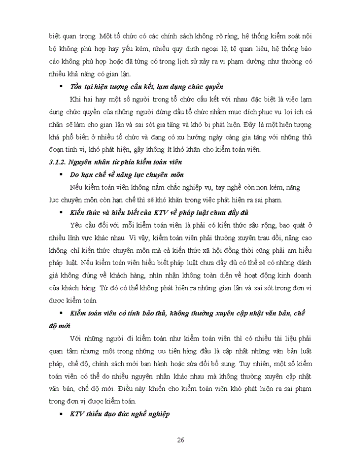 image for page Gian lận và sai sót với trách nhiệm của kiểm toán viên trong kiểm toán báo cáo tài chính