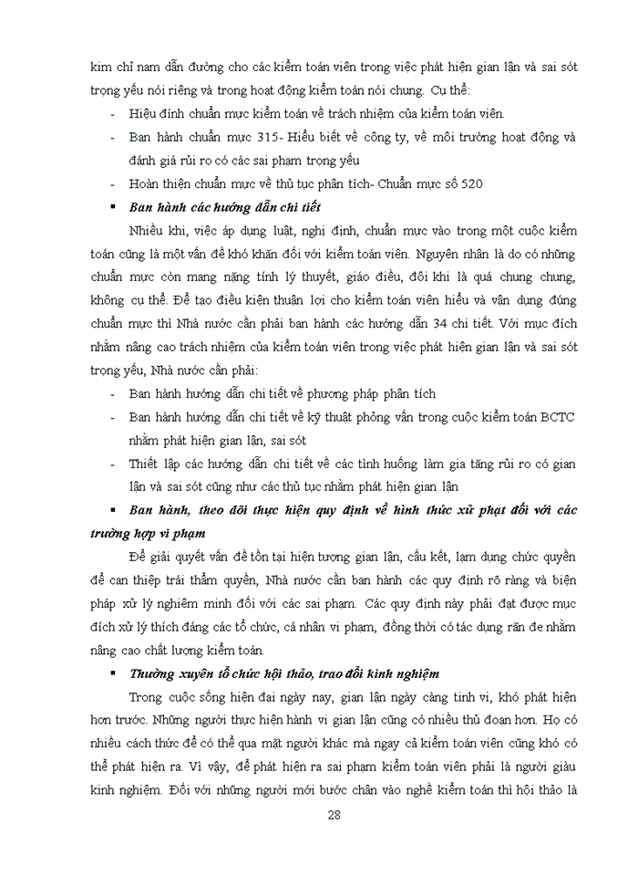 image for page Gian lận và sai sót với trách nhiệm của kiểm toán viên trong kiểm toán báo cáo tài chính