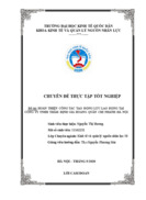 Hoàn thiện công tác tạo động lực lao động tại Công ty TNHH Thẩm định giá Hoàng Quân chi nhánh Hà Nội