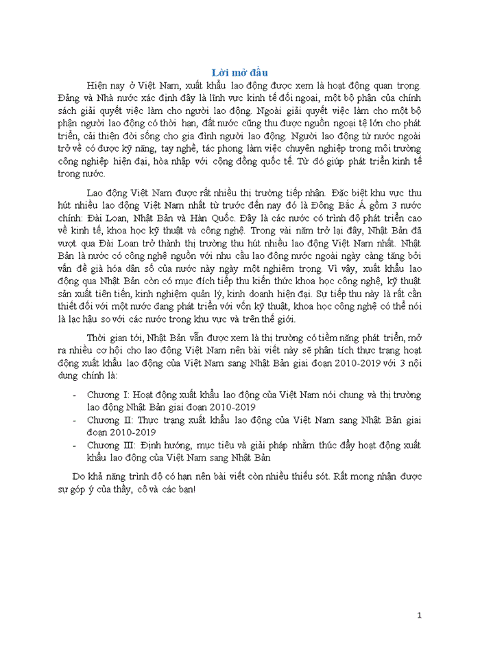 image for page Hoạt động xuất khẩu lao động của Việt Nam sang Nhật Bản giai đoạn 2010-2019