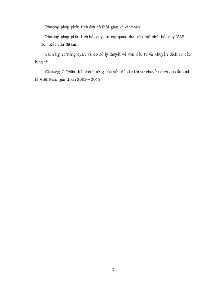 image for page Nghiên cứu thống kê tác động của vốn đầu tư đến chuyển dịch cơ cấu kinh tế Việt Nam giai đoạn 2009-2018